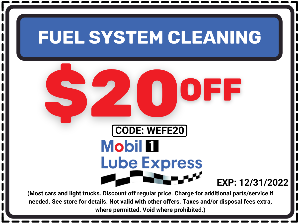 Oil Change Coupons Mobil1 Lube Express