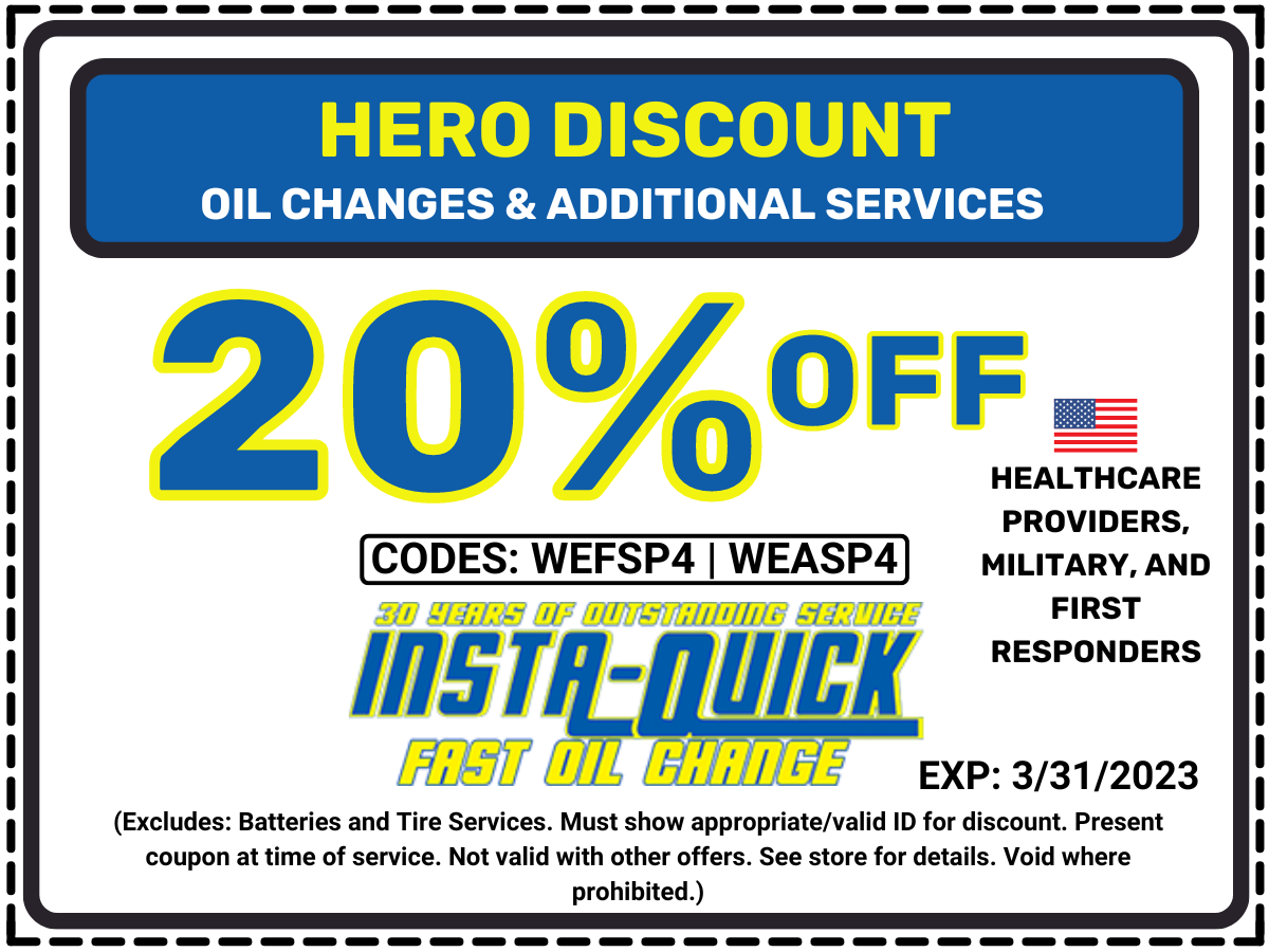 Oil Change Coupons | Insta-Quick Oil Change