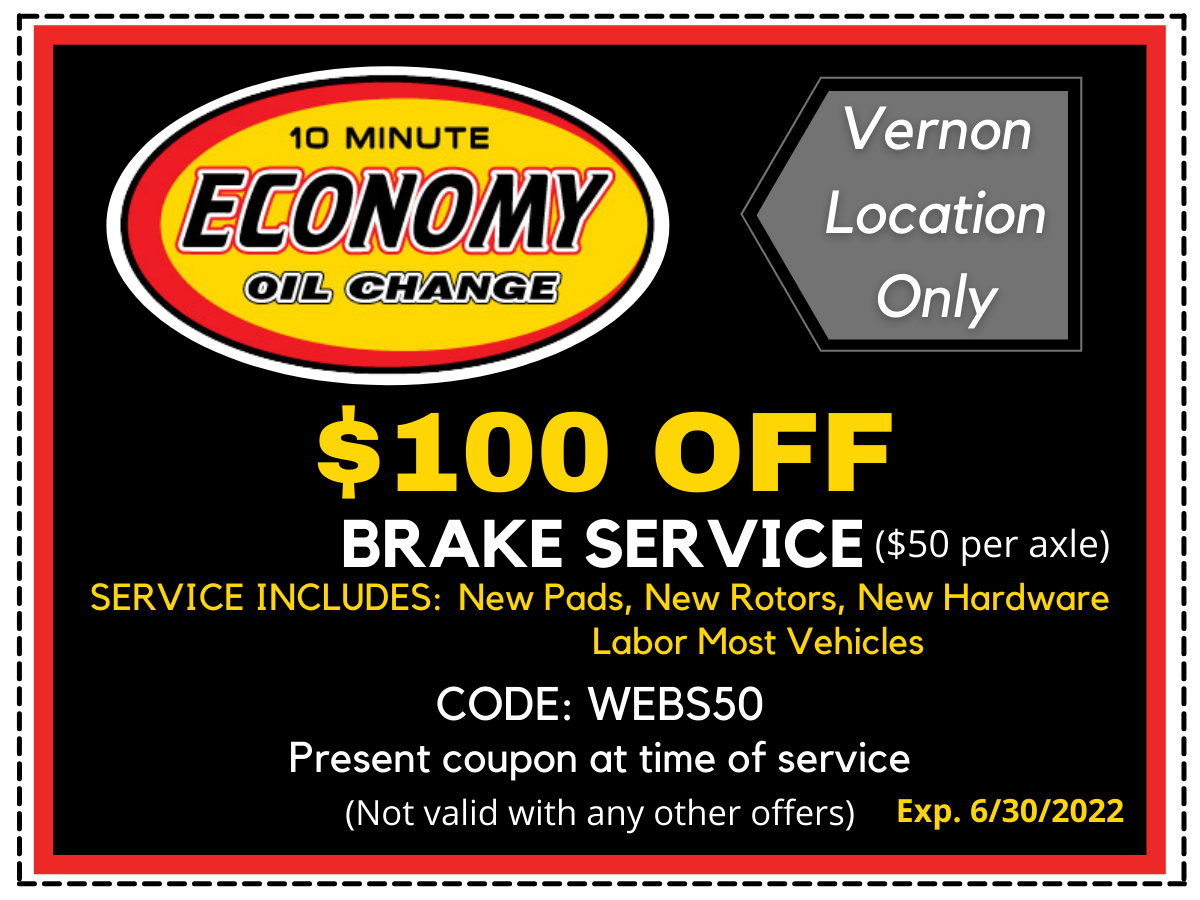 Oil Change Coupons | Economy Oil Change
