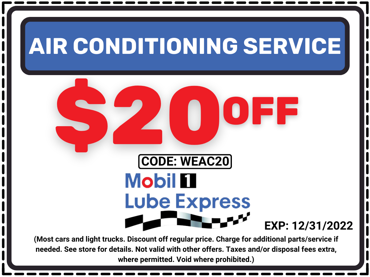Oil Change Coupons | Mobil1 Lube Express
