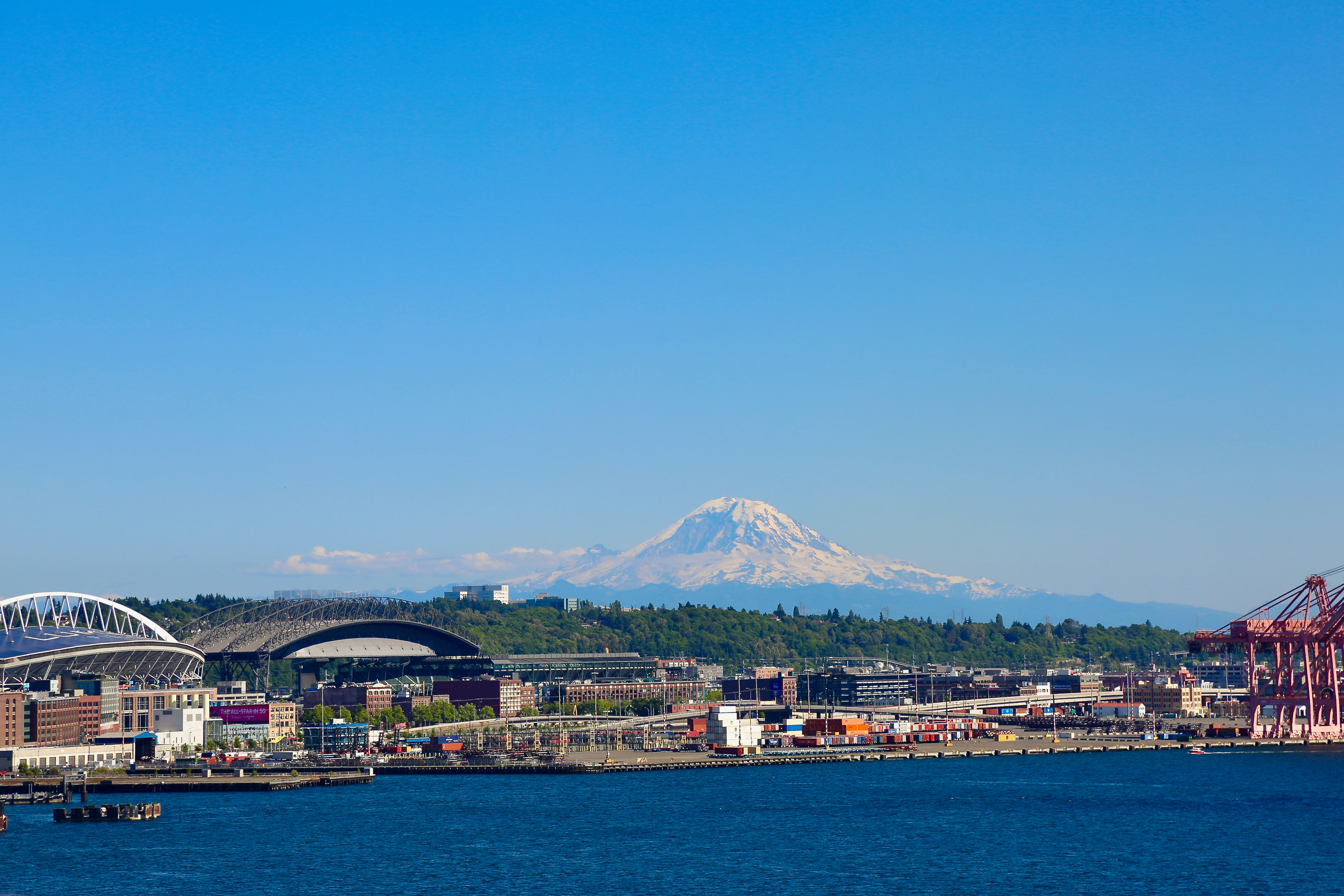 Mt. Rainer In The Distance