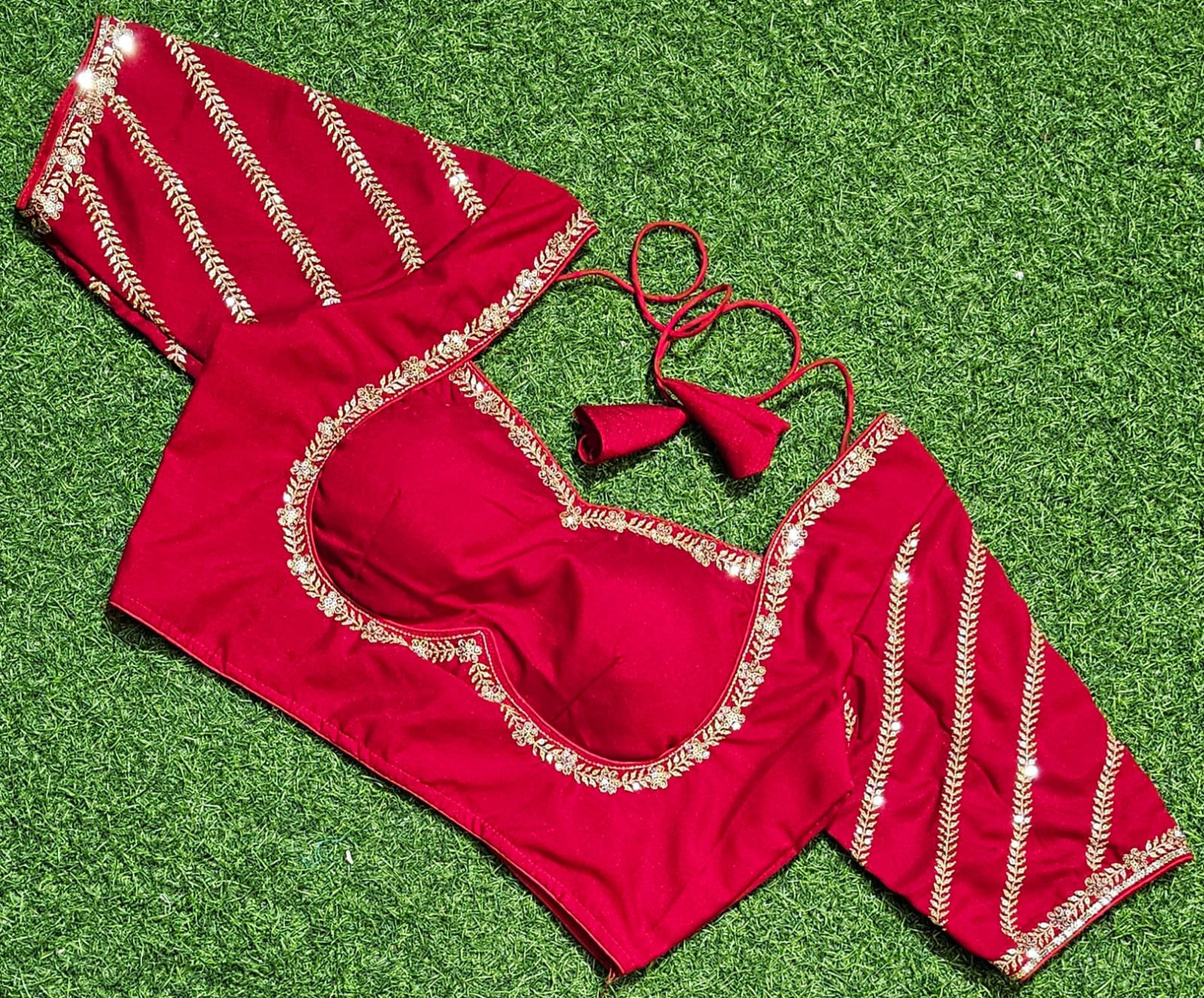 Vichitra Silk Madhubala Embroidery With Sequins Work - 9 Variants