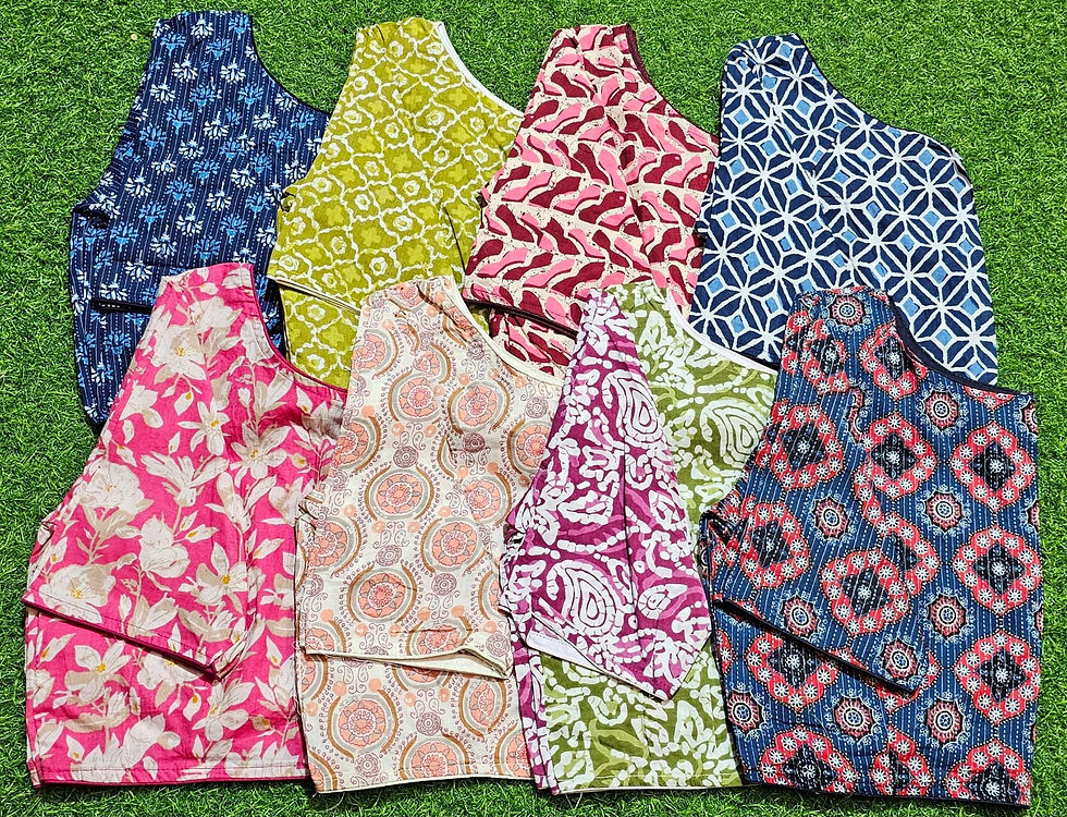 Thumbnail: Cotton Boat Neck Glass Sleeves - 20 Variants