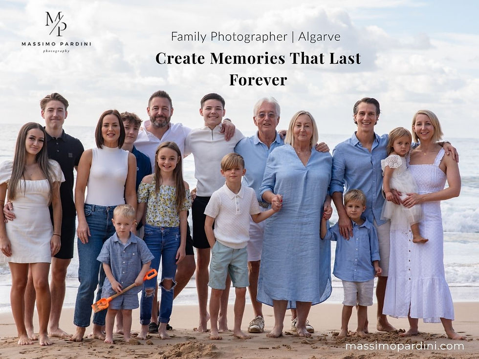 Family Photo Shoot in Portimão