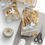 Thumbnail: Wrapping Paper - Gold Metallic Leaf Albo Plant Design
