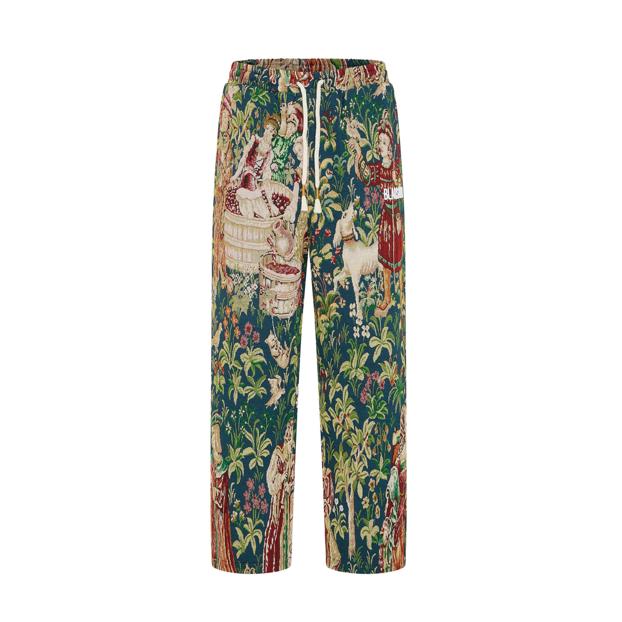 Renaissance Woven Tapestry Tracksuit Pants