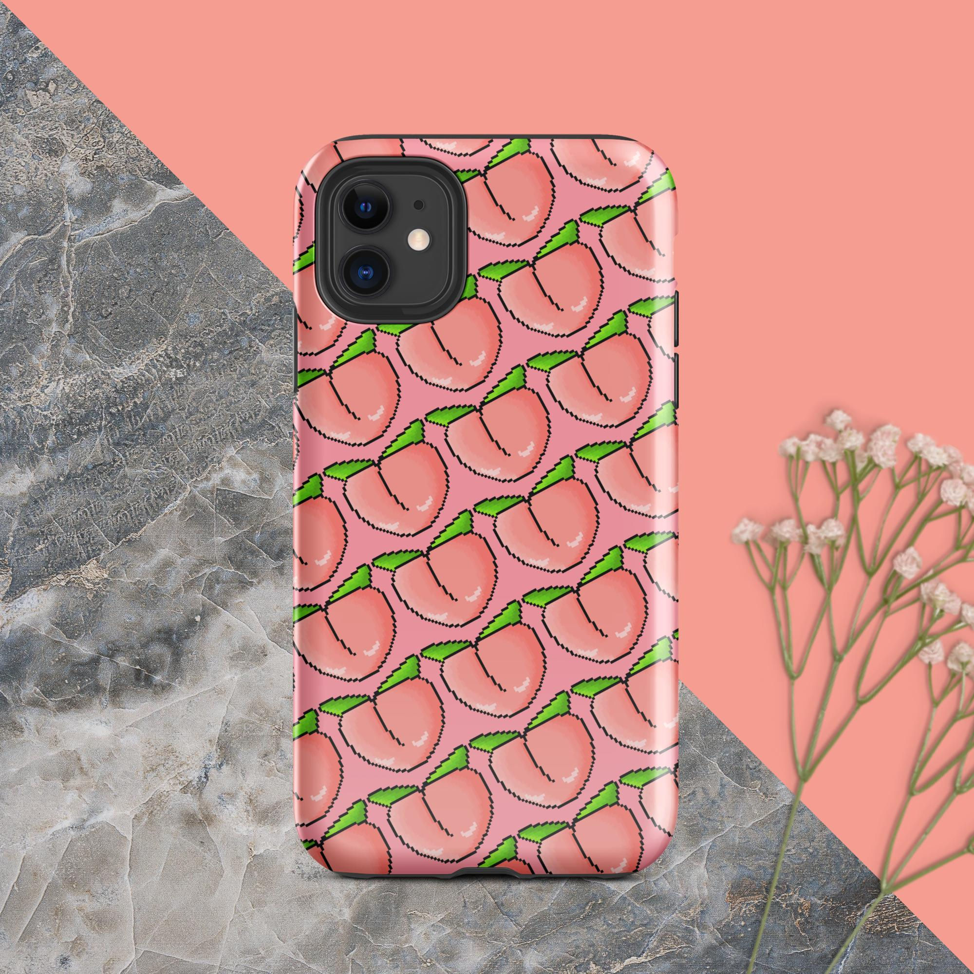 Pixel Peach Design Tough Case for iPhone®