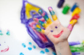 Little-Children-Hands-doing-Fingerpainti