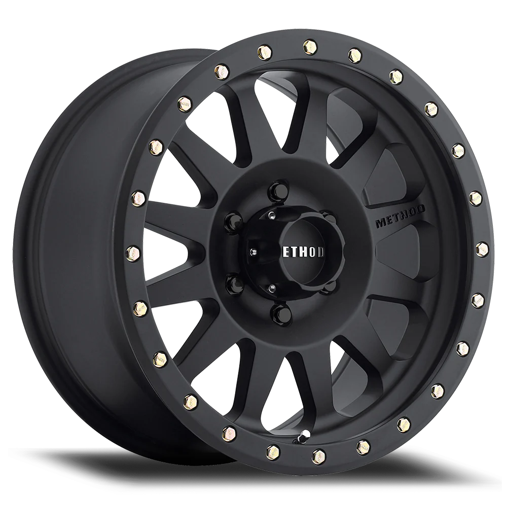6X139.7 / 20X10 / -18 / LLANTA METHOD MR304 MATTE BLACK