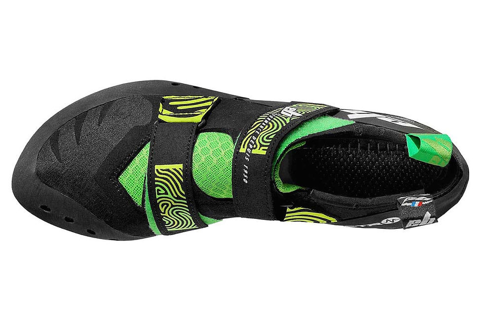 Miniature : Chaussons d'escalade EB Electron 3.0, Noir-Vert