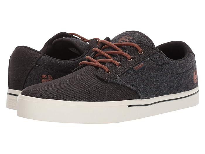 Chaussures de skate pour hommes Etnies Jameson 2 Eco (Gris foncé/Blanc/Gomme) 