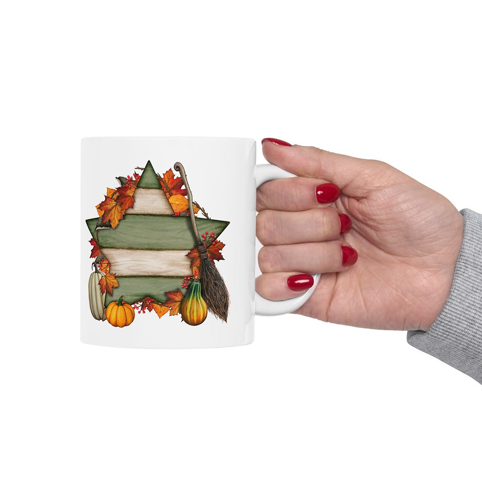 Thumbnail: Mystical Autumn Star Ceramic Mug 11oz