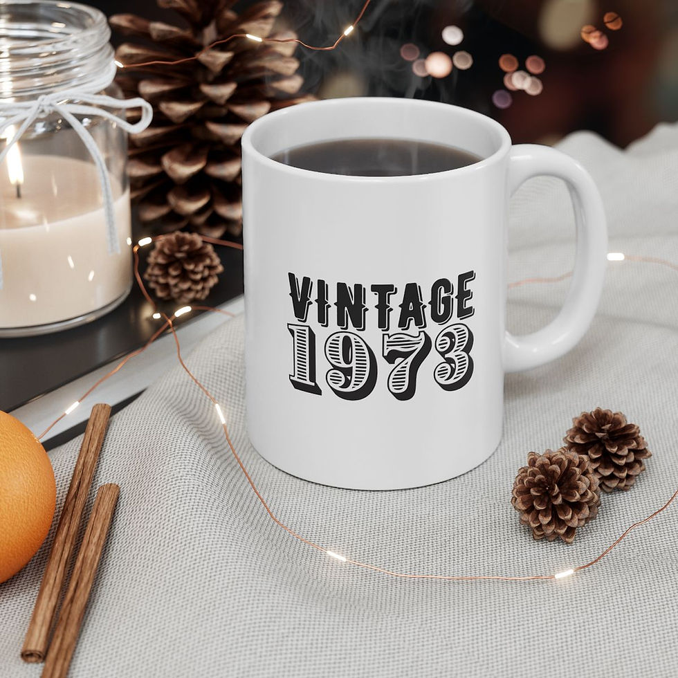 Thumbnail: Vintage 1973 Ceramic Mug 11oz