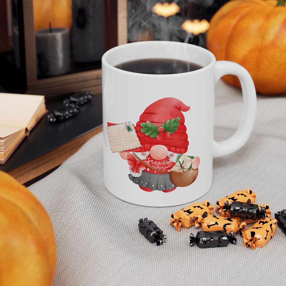 Thumbnail: Holiday Mail Carrier Ceramic Mug 11oz