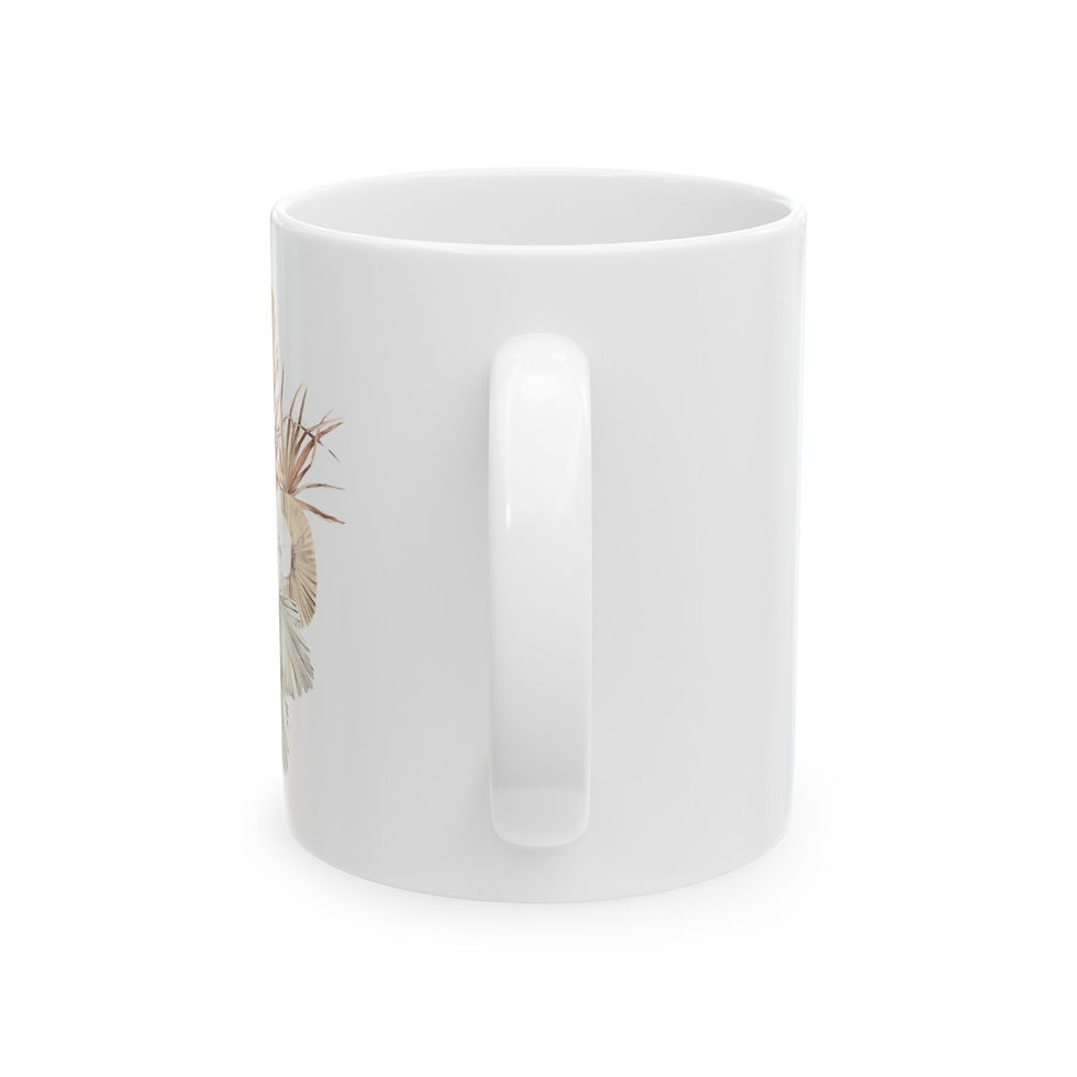 Thumbnail: BOHO Flowers Ceramic Mug 11oz