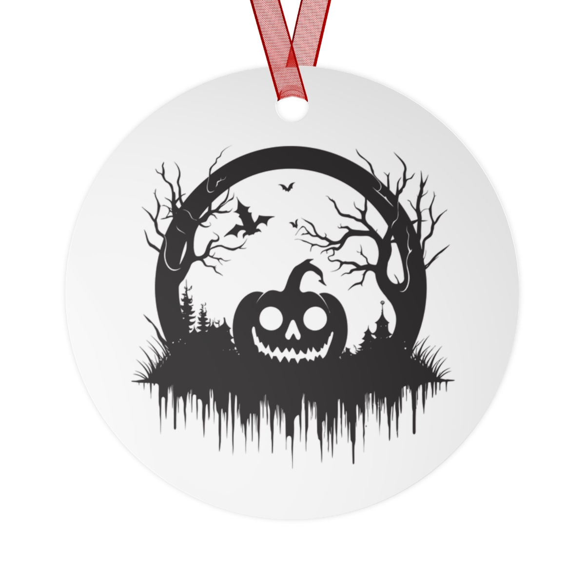 Halloween-Themed Metal Ornament: Durable, Festive, and Full of Spooky Cheer