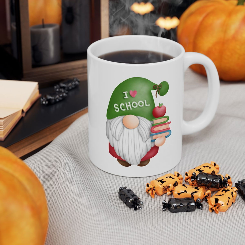 Thumbnail: I Love School Gnome Ceramic Mug 11oz