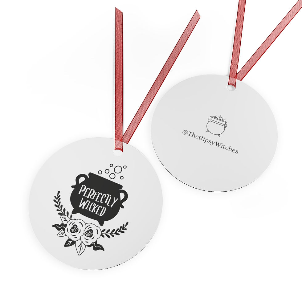 Thumbnail: Perfectly Wicked Metal Ornament