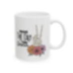 Thumbnail: Skeleton Hand with Flowers Ceramic Mug 11oz