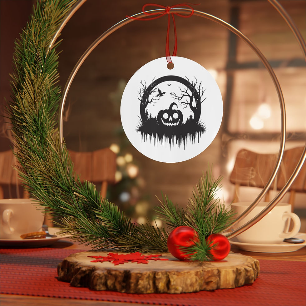 Thumbnail: Halloween-Themed Metal Ornament: Durable, Festive, and Full of Spooky Cheer