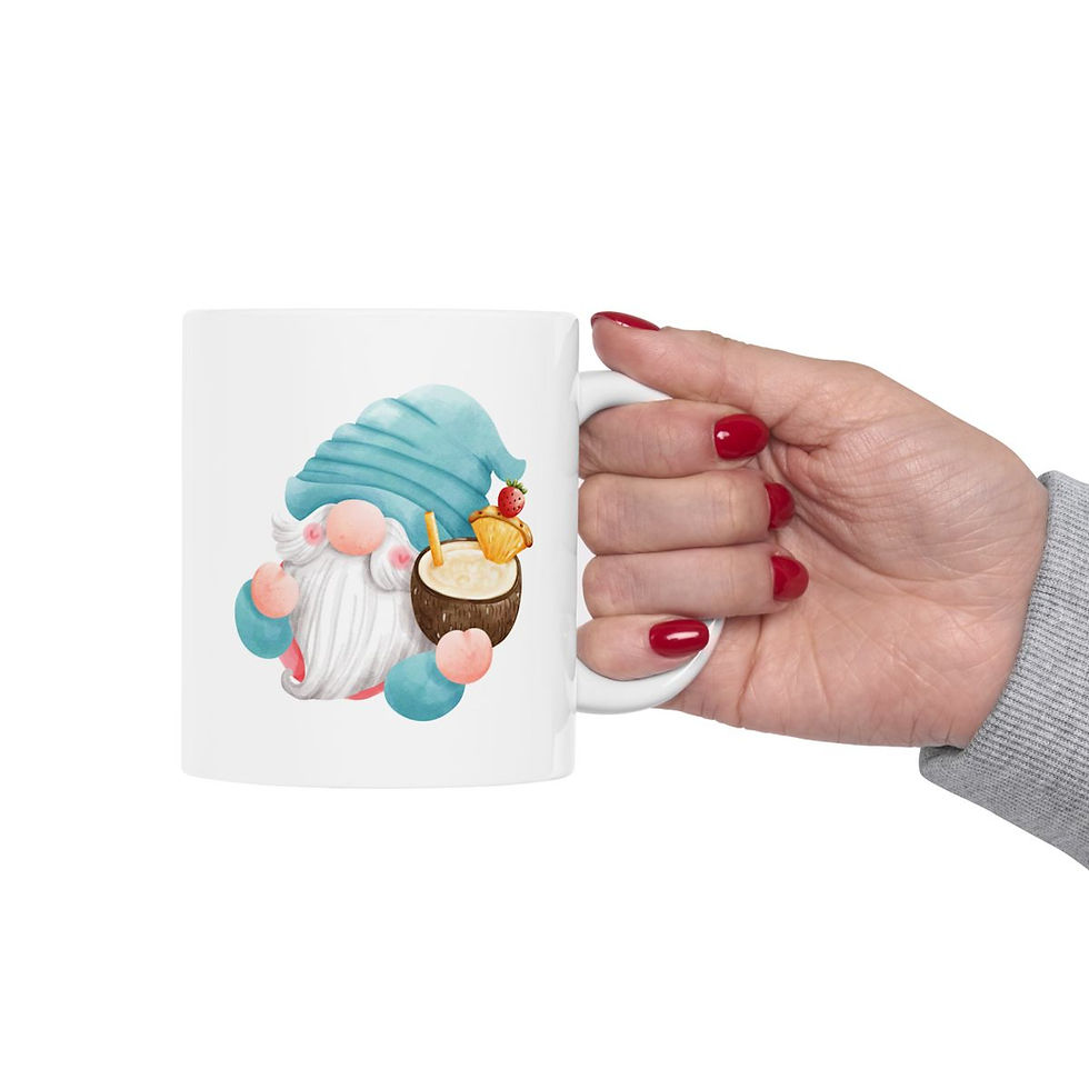 Thumbnail: Pina Colada Gnome Ceramic Mug 11oz