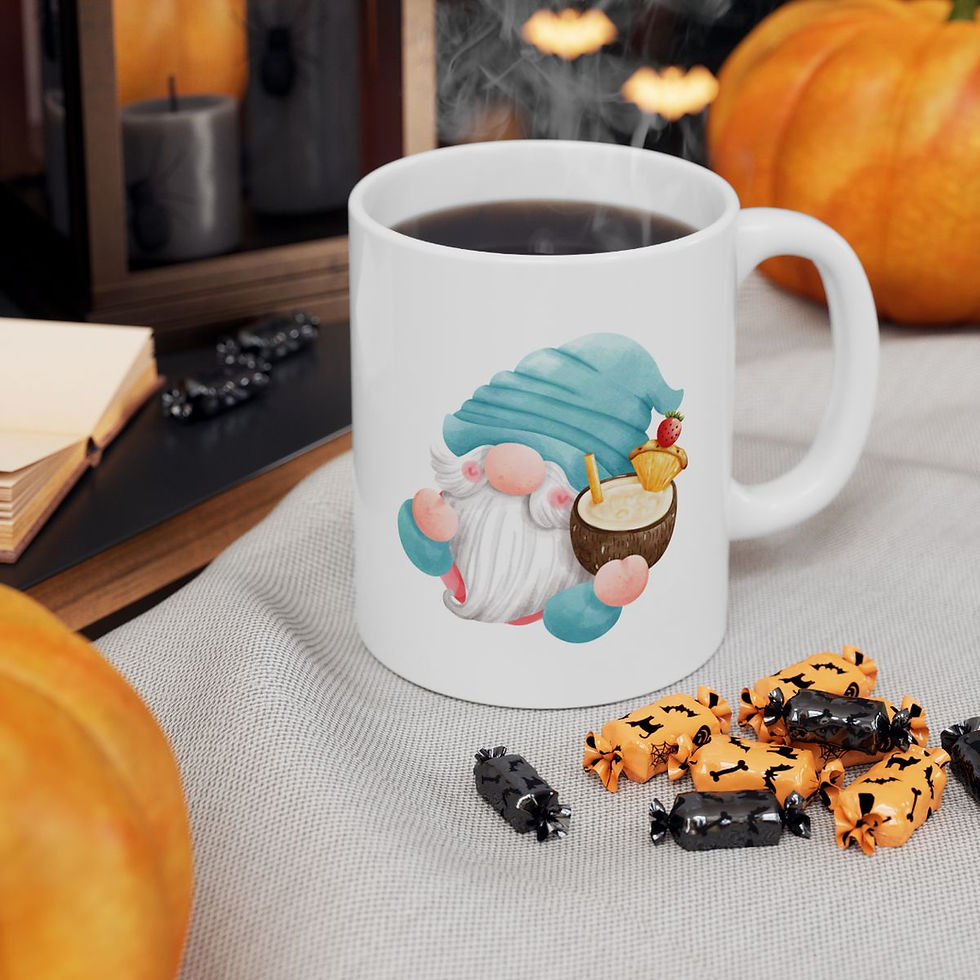 Thumbnail: Pina Colada Gnome Ceramic Mug 11oz