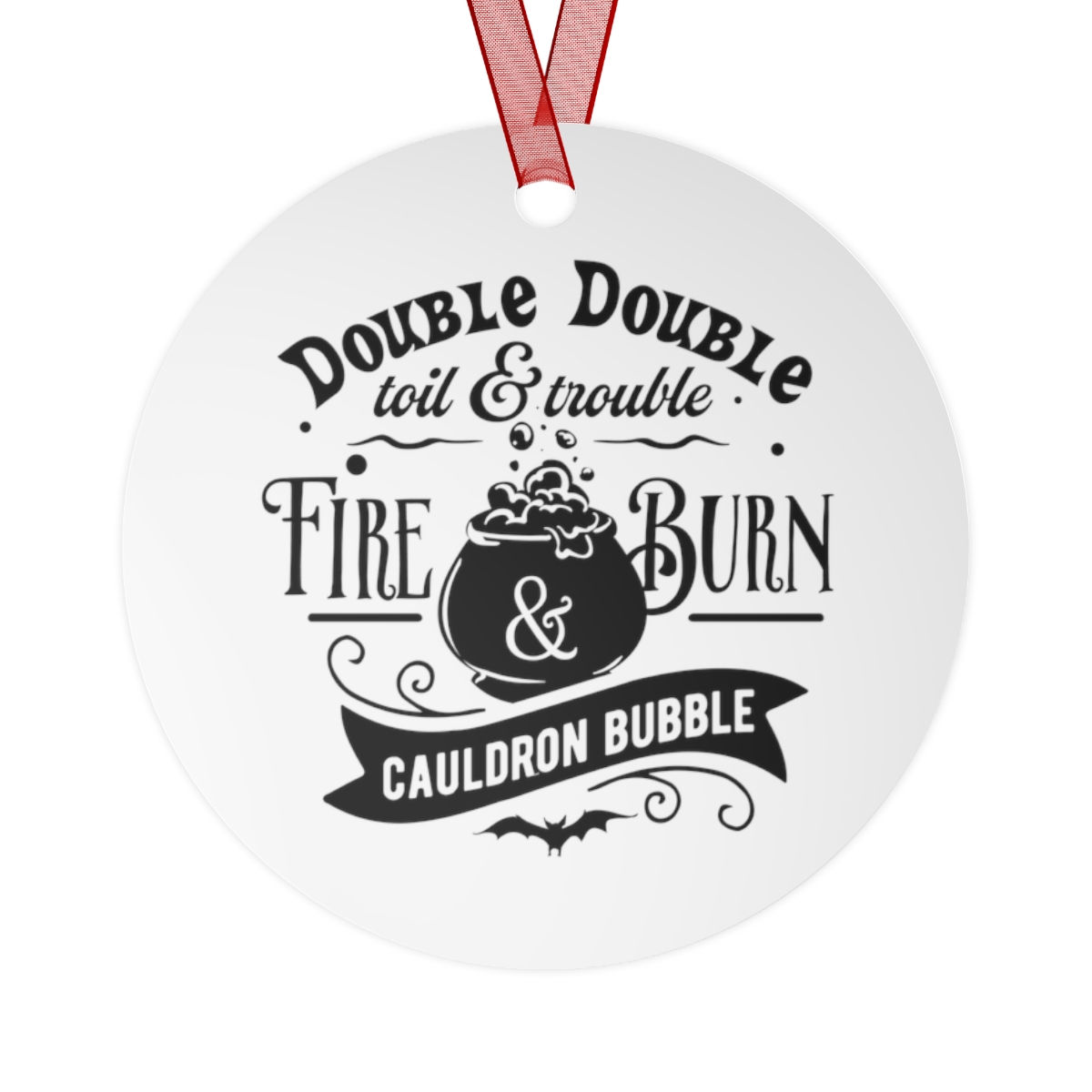 Double Double Metal Ornaments