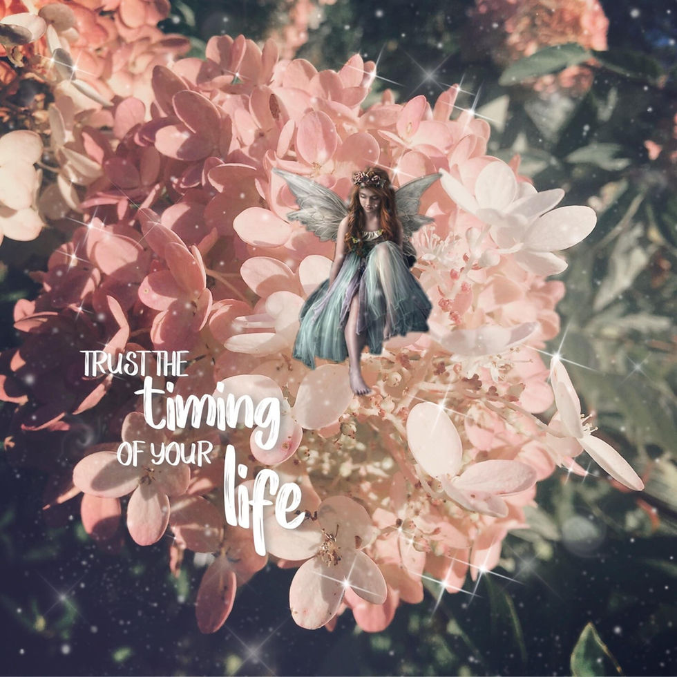 Thumbnail: Fairies In the Garden - Fairy - Fae - Magical - Secret Garden- Wall Art