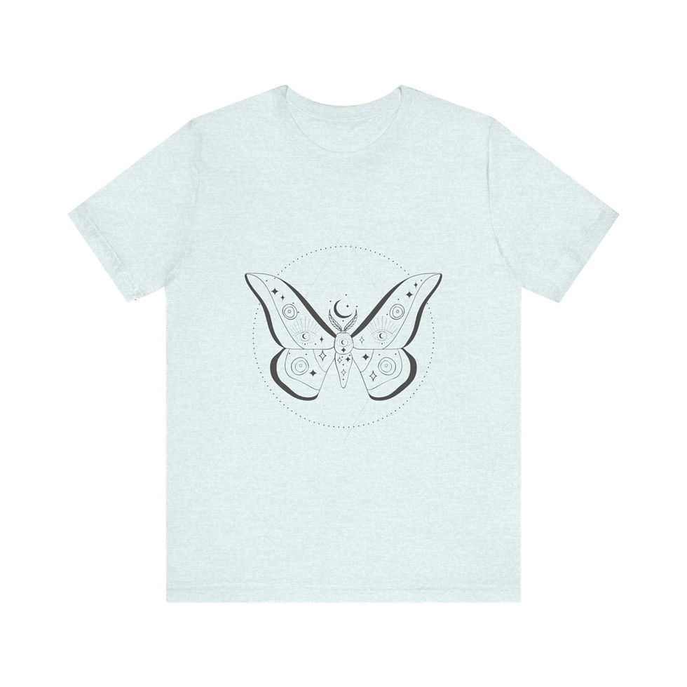Thumbnail: Mystical Butterfly Unisex Jersey Short Sleeve T-Shirt