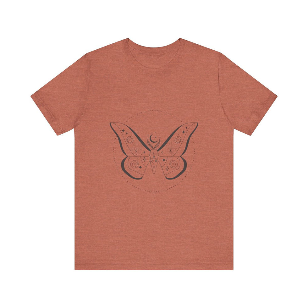 Thumbnail: Mystical Butterfly Unisex Jersey Short Sleeve T-Shirt