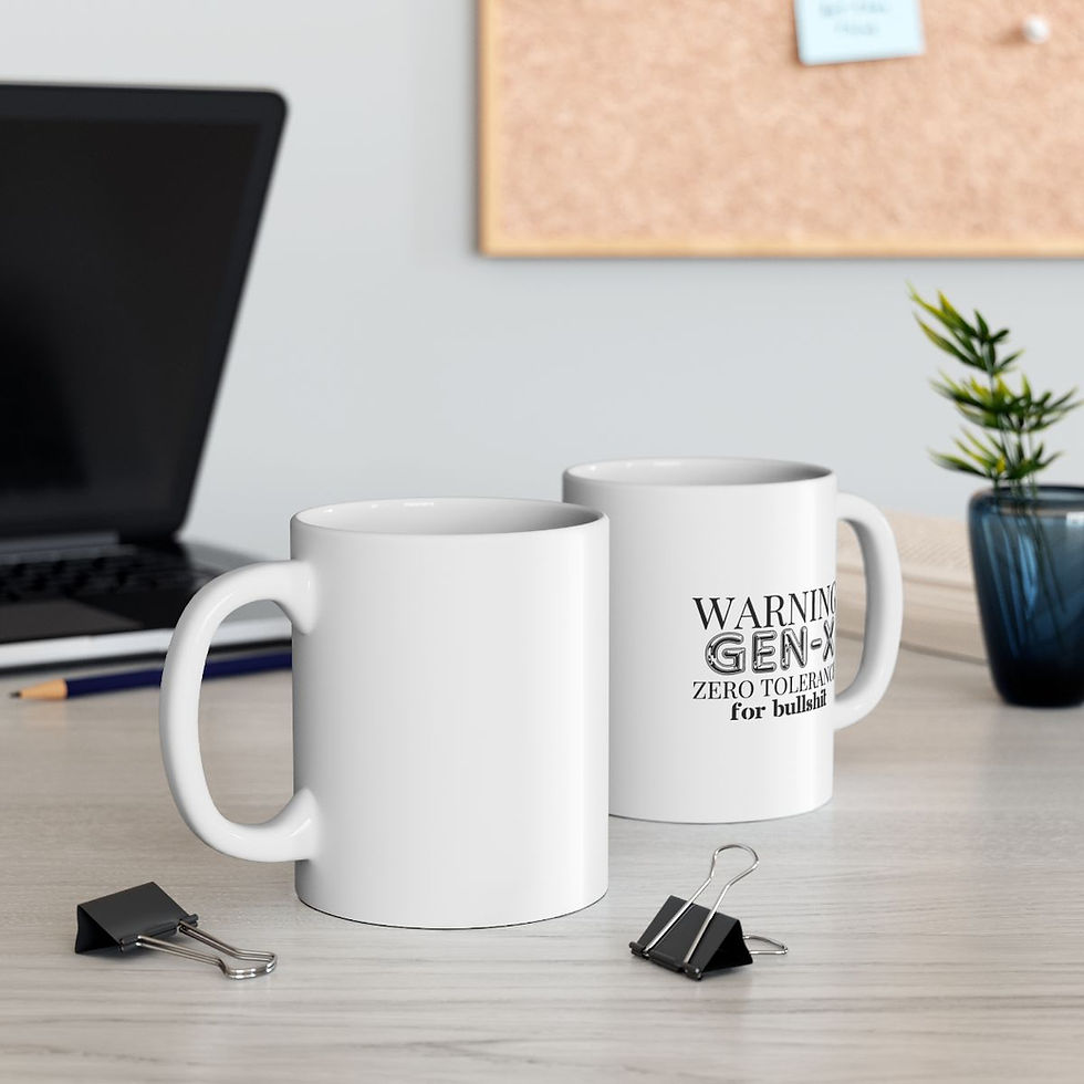 Thumbnail: Gen X Warning Ceramic Mug 11oz