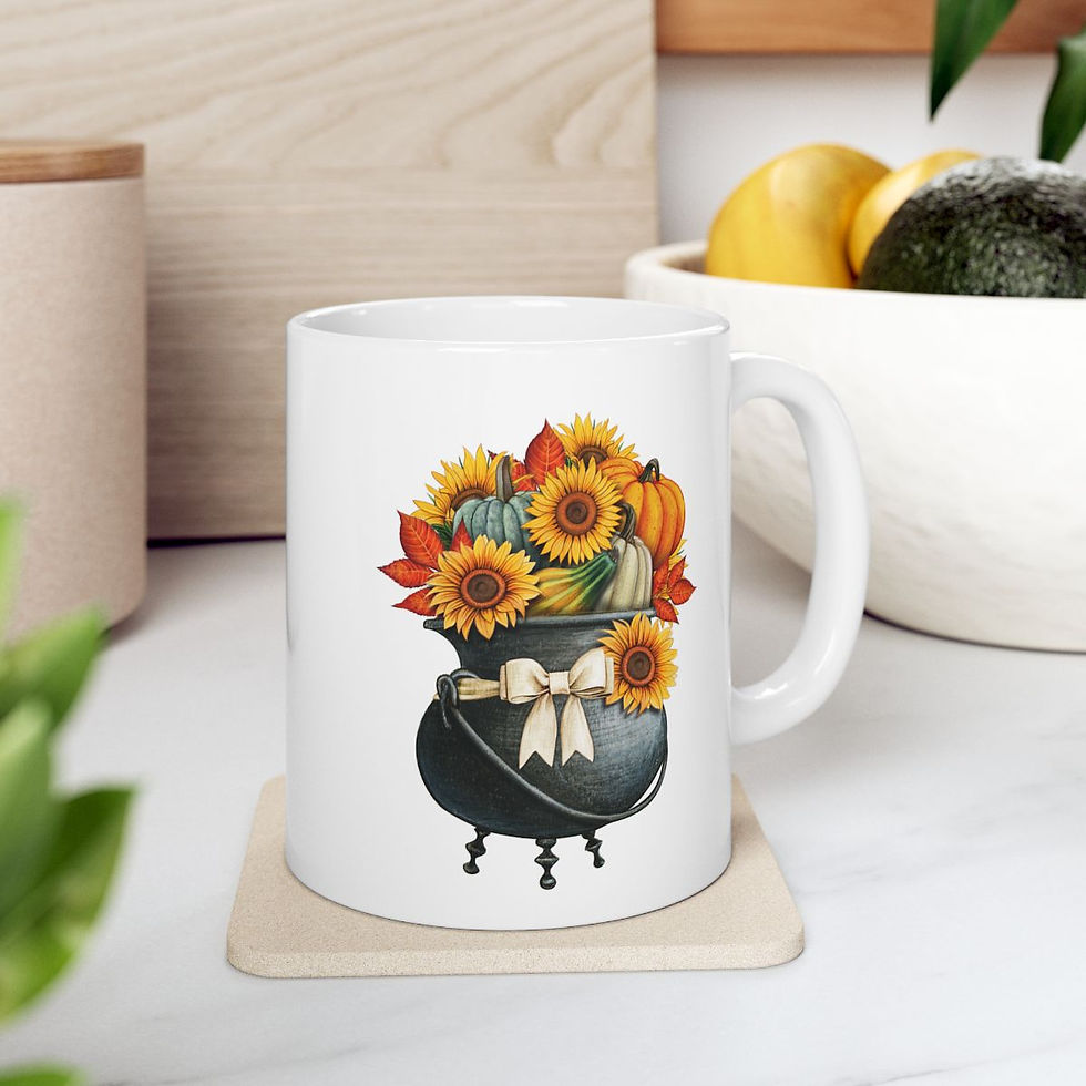 Thumbnail: Harvest Cauldron Ceramic Mug 11oz