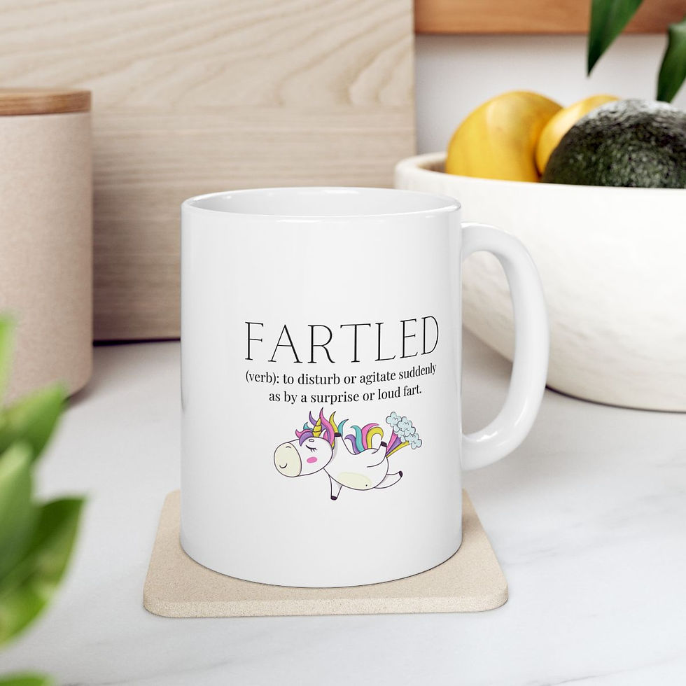 Thumbnail: Fartled Unicorn Ceramic Mug 11oz