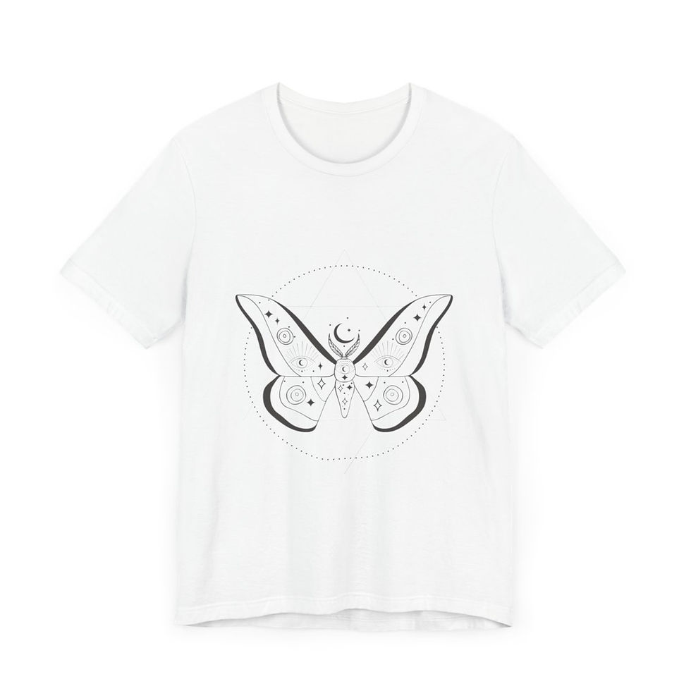 Thumbnail: Mystical Butterfly Unisex Jersey Short Sleeve T-Shirt