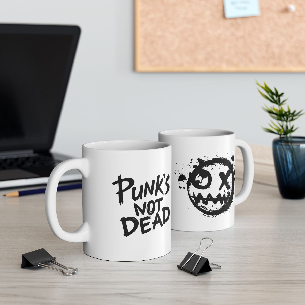 Punks Not Dead Ceramic Mug 11oz