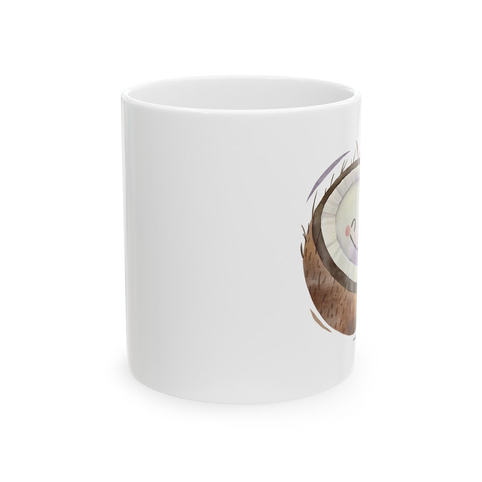 Thumbnail: Happy Coconut Ceramic Mug 11oz