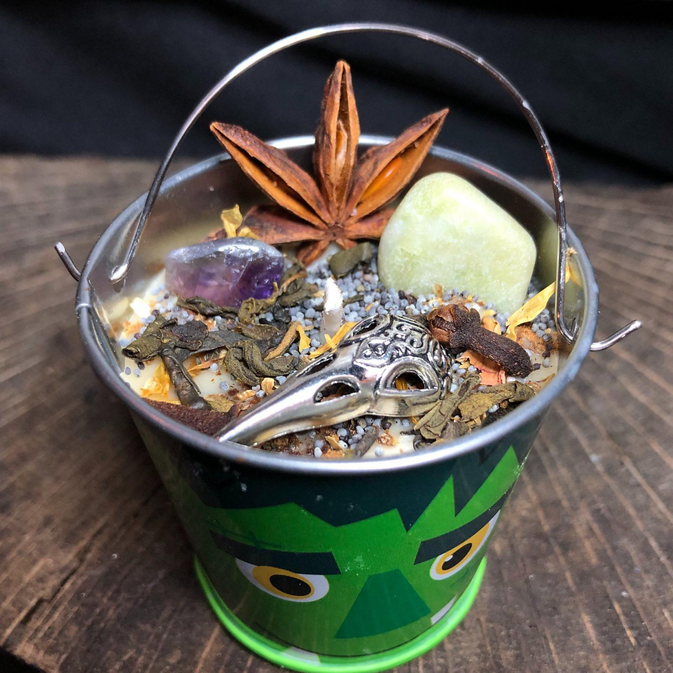 Thumbnail: Halloween Tin Intention Candles