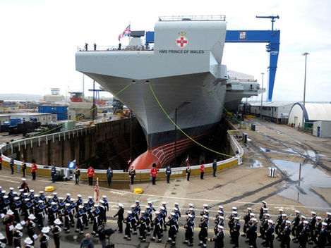 Past Intern Starts with BAE Systems and Visits HMS Prince of Wales.