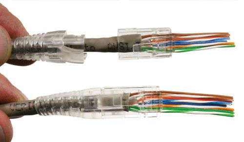 Thumbnail: RJ45 Pass-Through Plug Cat.6