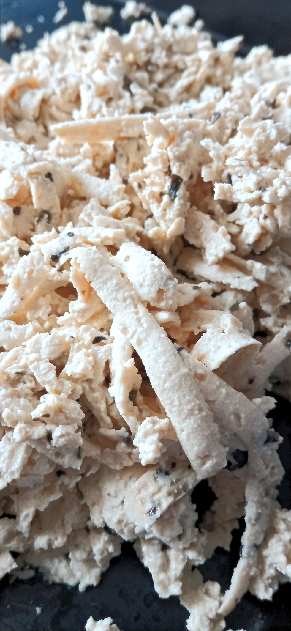 Tofu grattugiato