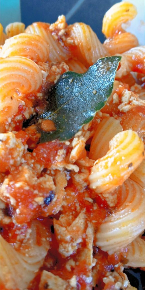 Pasta al ragù di Tofu