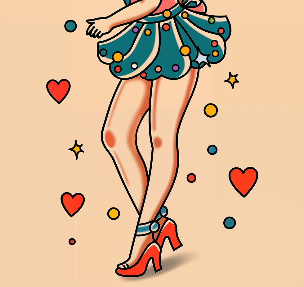 Gambe bellissime e leggere