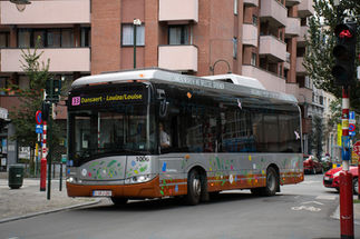Solaris Urbino 8,9LE Electric Brüsszelben