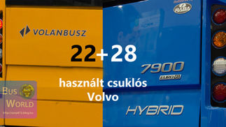 22+28 darab használt csuklós Volvo