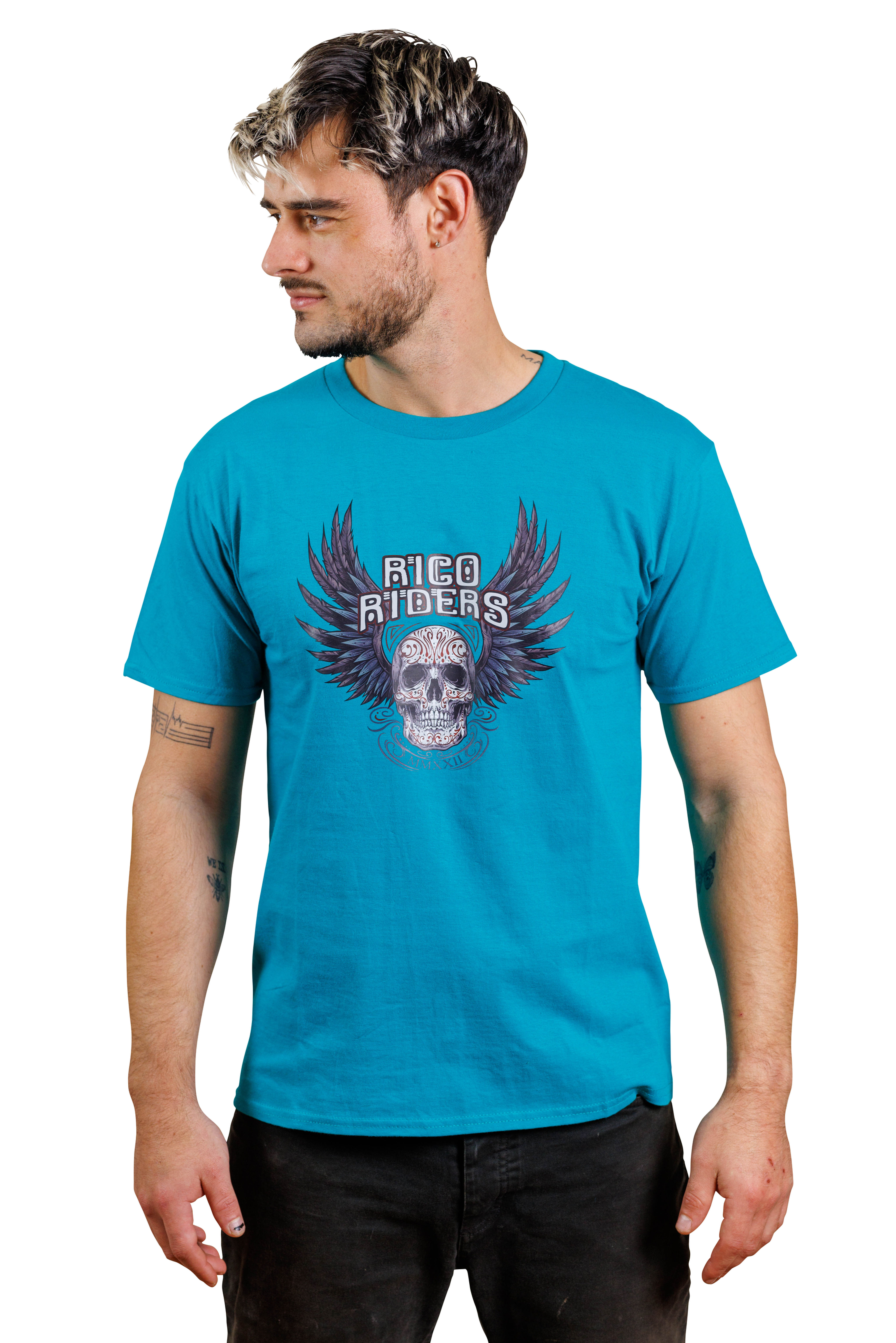 Teal Rico Riders T-Shirt