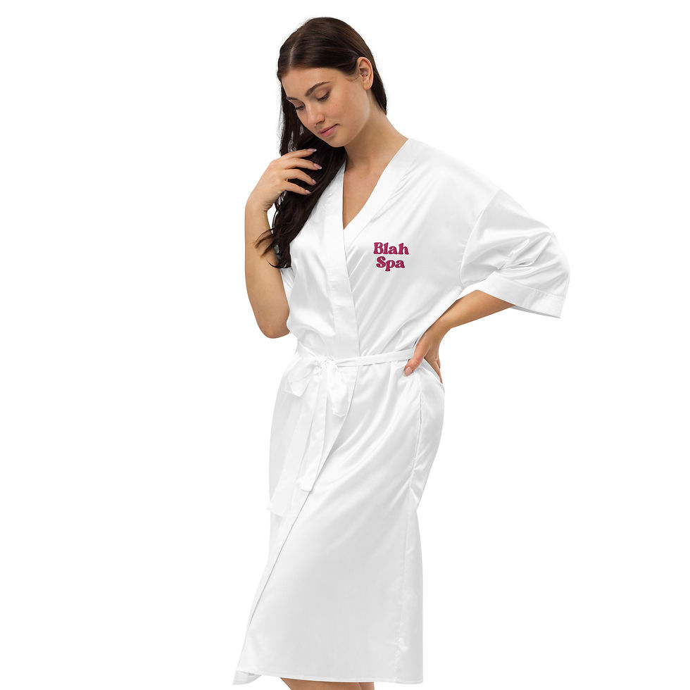 Thumbnail: Blah Spa Satin Robe