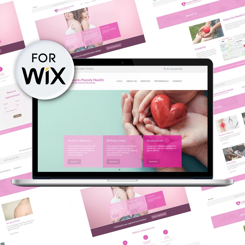 Wix Healthcare Website Template