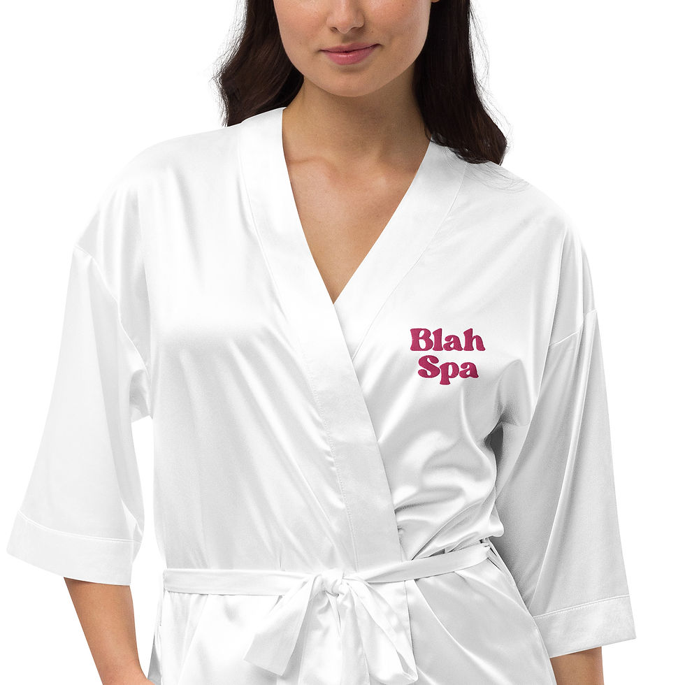 Thumbnail: Blah Spa Satin Robe