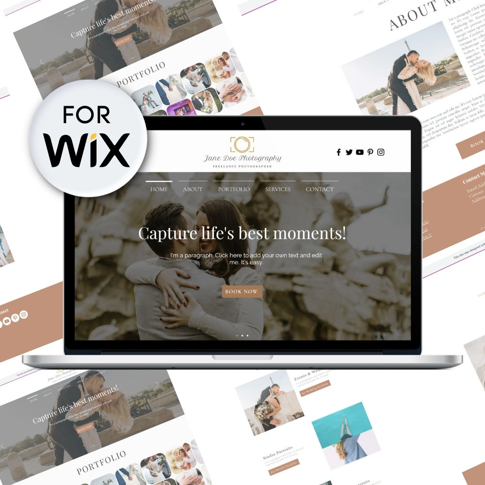 Wix Photography Website Template