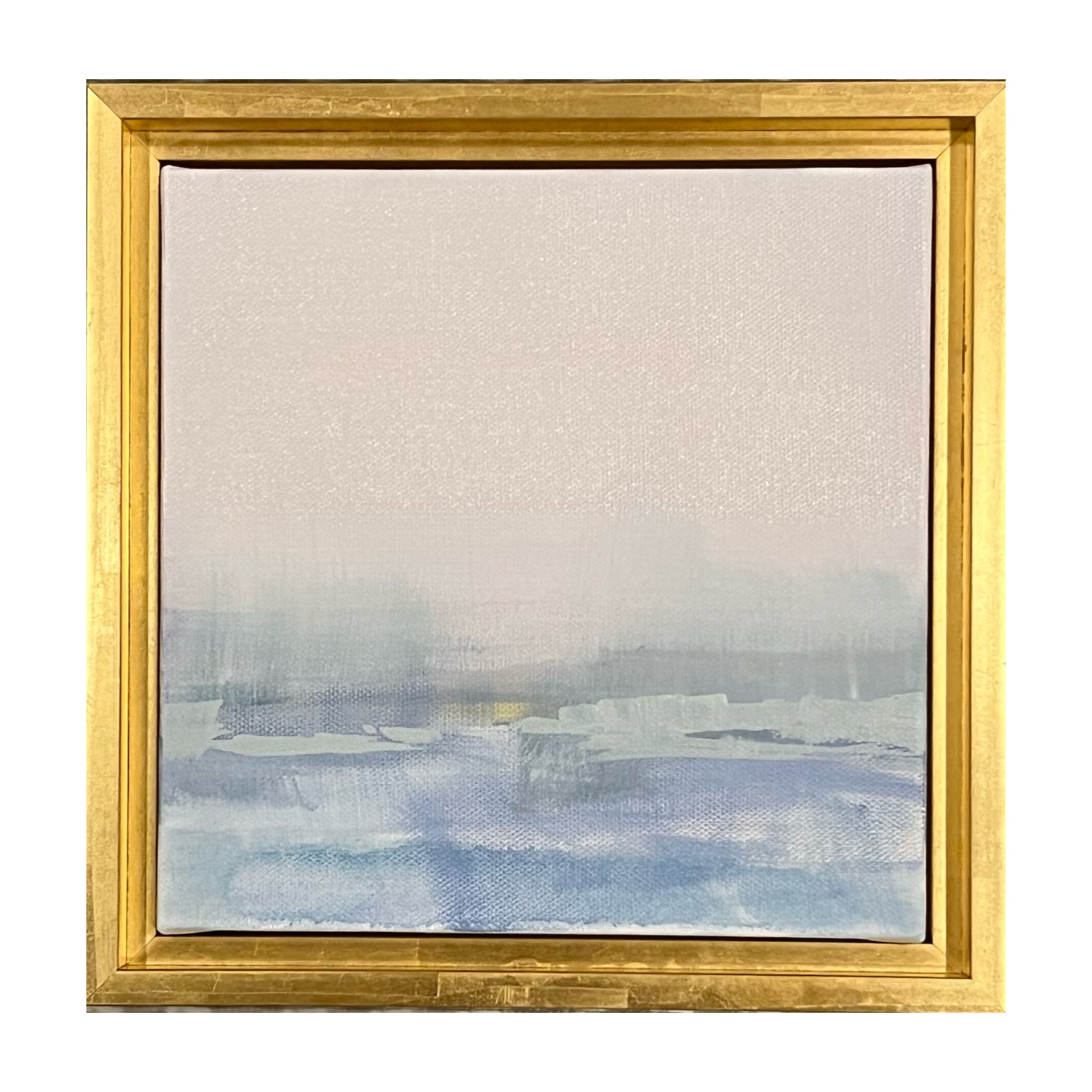 9.5. x 9.5 Gold Floater Frame